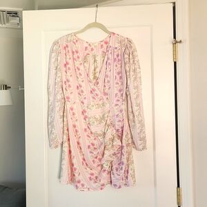 LoveShackFancy Silk Dress, sz 4